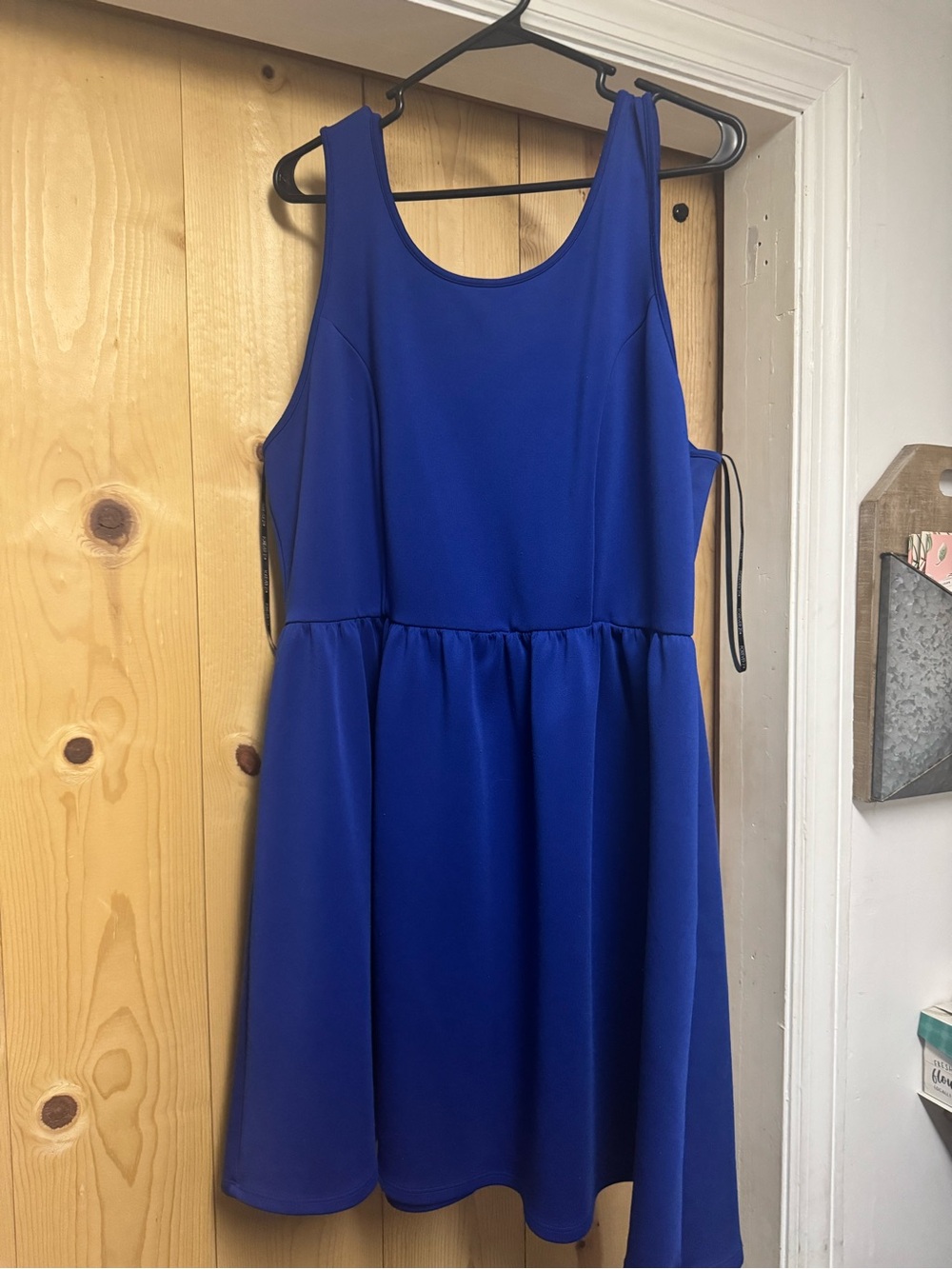 Forever 21 Royal Blue Sleeveless Mini Dress
